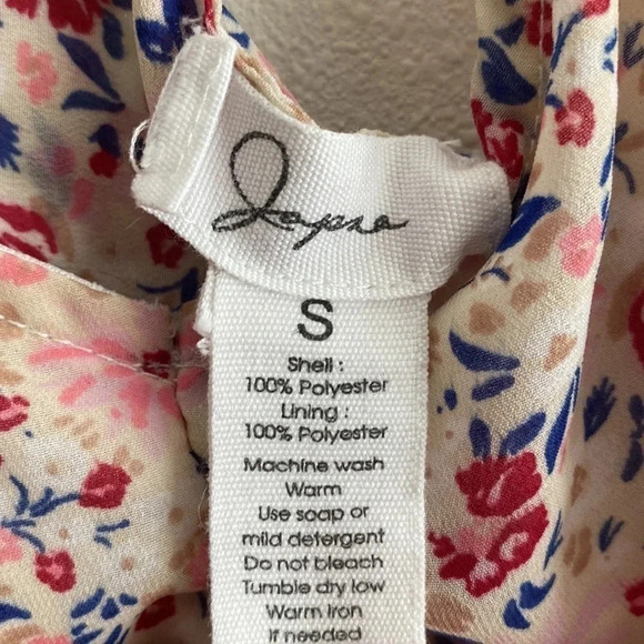 Japna Floral Print Backless Tie Back Spaghetti Strap Tank Top - Picture 4 of 4